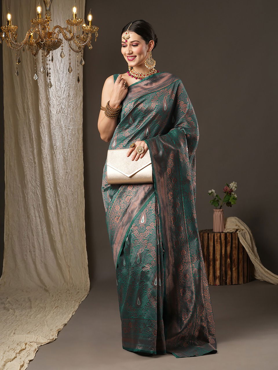 Fiza Vol 6 Woven Wholesale Party Wear Silk Saree Catalog
